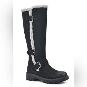 Cliffs by WHITE MOUNTAIN Black and Gray Winter Boots